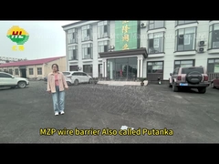 Tanknet voor het verwerken van anti-tankbarrières