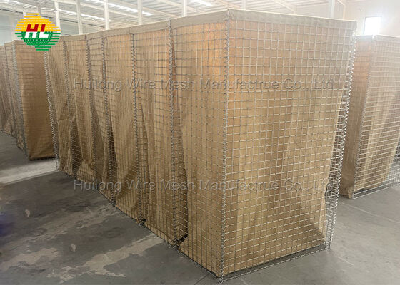 Hot Sale Sand Filled Hesco Gabions Defensive Bastion Barriers Defensive Barriers Flood Control Defensive Barrier Sandbag Defence Wall Barrier