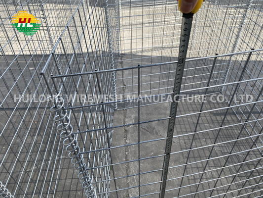 3x3 Hesco Containers Welded Bastion Heavy Duty With Geotextile Sheet