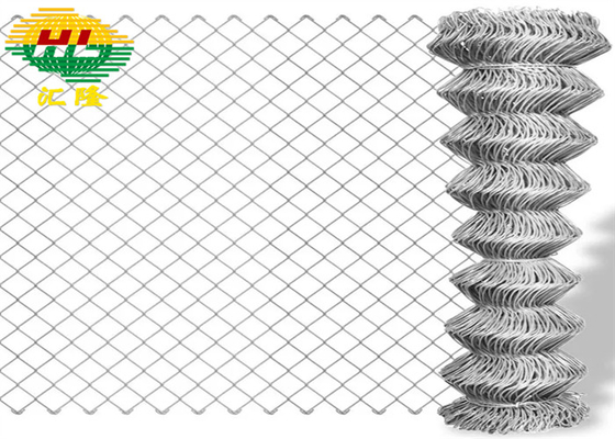 11-1/2 Gauge X 2-1/4" Diamond Wire Mesh Fence Hot Dipped Galvanized