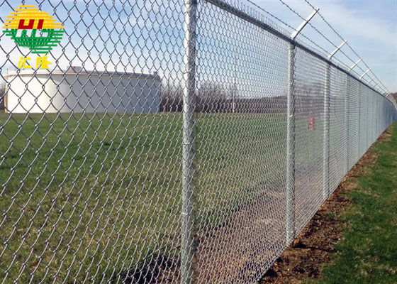 11-1/2 Gauge X 2-1/4" Diamond Wire Mesh Fence Hot Dipped Galvanized