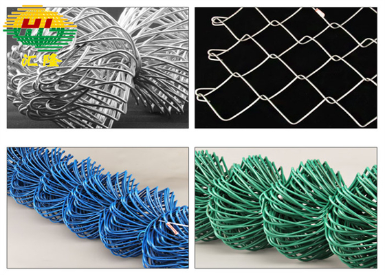 7ft Tall Chain Link Wire Fence Green Coated Standard Mesh 2" X 9 Gauge