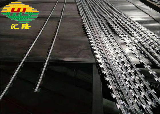 Sliver Concertina Razor Barbed Wire Mesh Fence Heavy Duty Zinc Coating