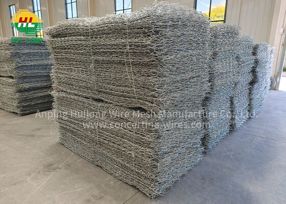 Jaula Gaviones Hexagonal Galvanizada 2x1x1m Gran Stock Proyectos Ingenieria Proteccion Taludes Contencion Envio Inmediato
