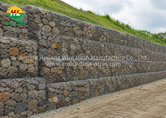 Jaula Gaviones Hexagonal Galvanizada 2x1x1m Gran Stock Proyectos Ingenieria Proteccion Taludes Contencion Envio Inmediato