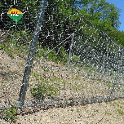 Anti Drone Barrier Fence With High Tensile Woven Steel Mesh And Angled Support Posts For Battery Energy Storage Facilities
