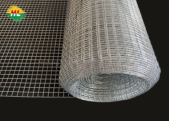 Hot Dipped Galvanized 12.7mm Square Mesh 0.7mm Wire 1Mx25M Welded Mesh Fence For Poultry Cage, Fishing, Garden