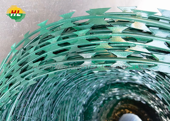304 Stainless Steel Concertina Barbed Wire Anti Thief ASTM EN standard