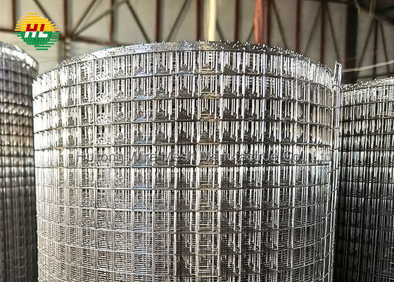 Hot Dipped Galvanized 1/2inch Square Mesh BWG22 Wire 36in X 50ft Welded Mesh Rolls For Animals Breeding