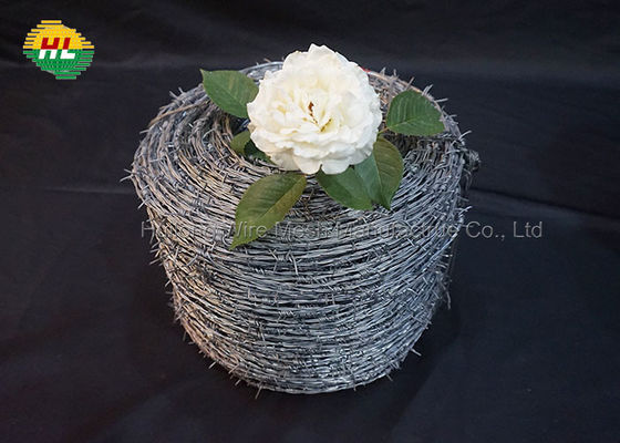 2.5mm Galvanized Barbed Wire , High Tensile Steel Razor Wire 200m