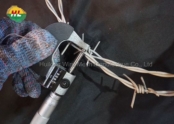 2.5mm Galvanized Barbed Wire , High Tensile Steel Razor Wire 200m