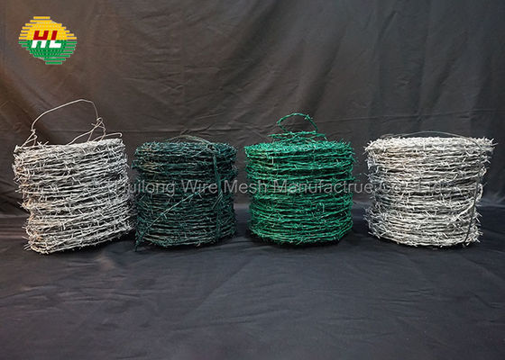 2.5mm Galvanized Barbed Wire , High Tensile Steel Razor Wire 200m