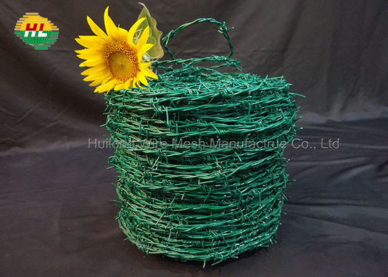 Spacing 4'' Compound Wall Barbed Wire anti rust For Protection