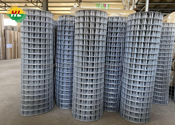 50ft BWG15 Welded Wire Mesh Rolls , HUILONG Mesh Garden Fencing Roll