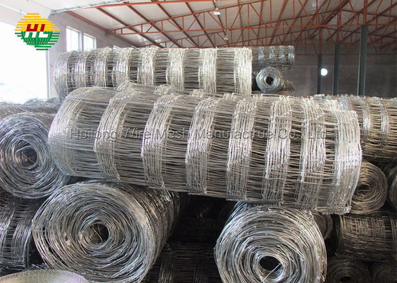 Cattle Fencing 8 90 15 Hinge Joint Wire Mesh Silver With High Tensile