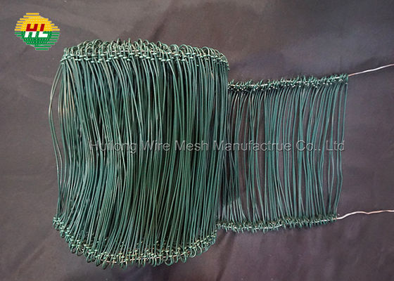 HUILONG 150mm Double Loop Rebar Tie Wire Galvanized 1000 Pcs / Bundles