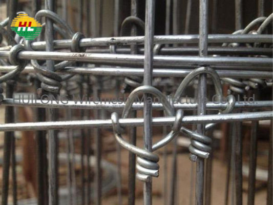 120cm Hinge Joint Mesh , 74kg Galvanized Fence Roll For Cattle Farming