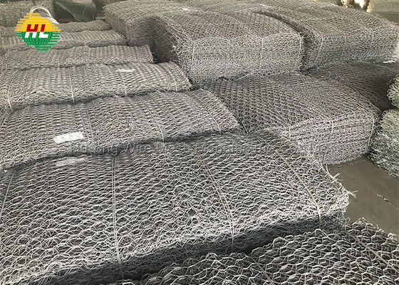 Double Twist Gabion Hexagonal Wire Mesh 3mm For Coastal Defences