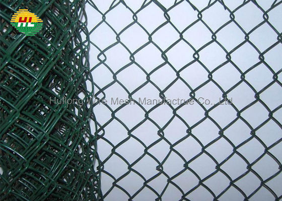 Philippines Standard 50X50mm Chain Link Wire Fence , 2.5mm Cyclone Mesh Fencing