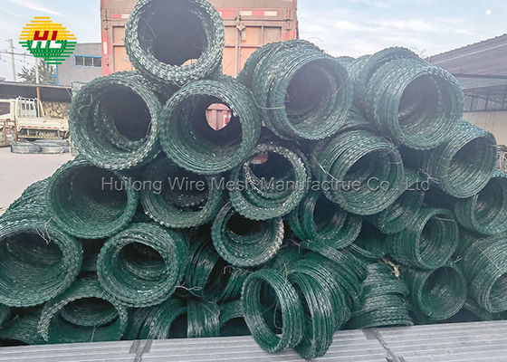 730mm Triple Strand Concertina Wire Heavy Galvanized For Barrier High Security