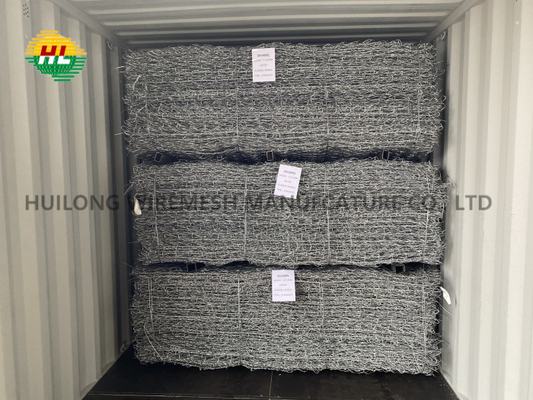 Heavy Galvanized Hexagonal Gabion Baskets Retaining Wall 3.0mm/3.9mm Diameter