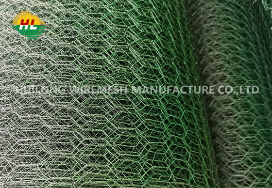 Stainless Steel 150 Feet Length Hexagonal Wire Netting Mesh Plastic Coated