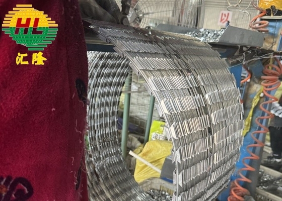 Hot Dip gegalvaniseerd netdraad lemmet prikkeldraad Veiligheidsbescherming Productie op maat
