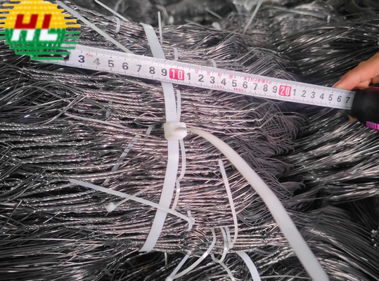 1.2x0.6x0.8 M vouw afmetingen onopvallende barrière tot hoge beveiliging Ptwist -0.8 mm draaddiameter
