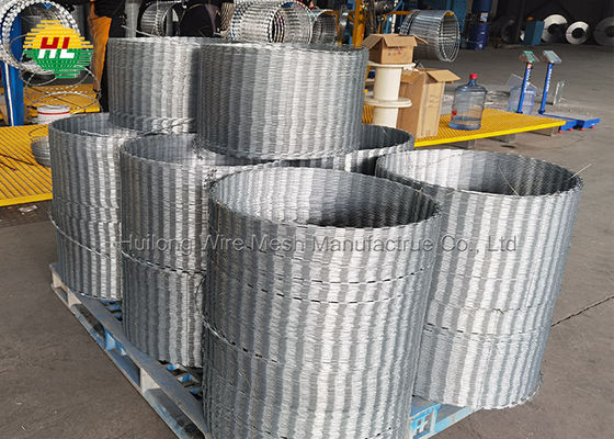 HUILONG 18 duim van de Scheermesdraad Rol, 50Ft Geknipte Concertinadraad