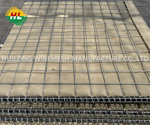 Galvaniseerden Geotextile Gevoerde Hdpe Verdedigingsbarrières van Hesco Aarde Gevulde Militaire Bescherming